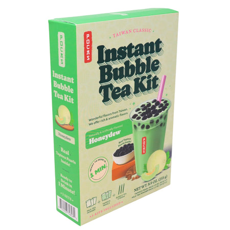 Pocas DIY Bubble Tea Kit Honeydew 3 Pack -  9oz 