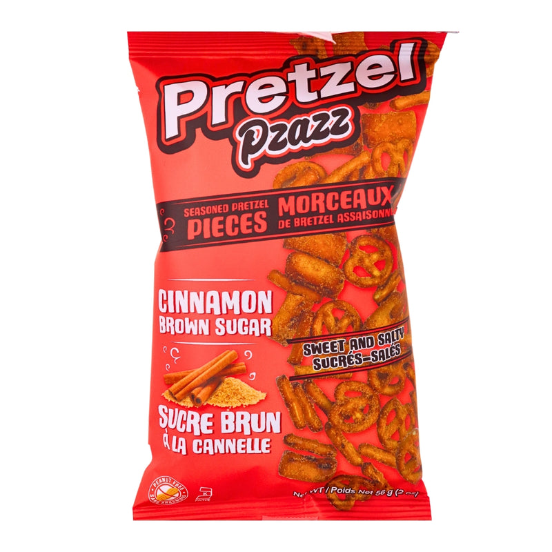 Pretzel Pzazz Cinnamon Brown Sugar 56g Candy Funhouse