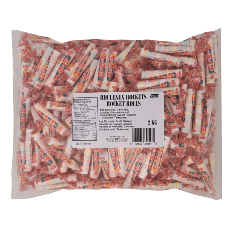 Rockets Candy - 2kg Nutrition Facts Ingredients