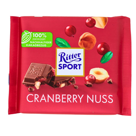 Ritter Sport Cranberry Nut - 100g - Ritter Sport Chocolate from Germany!