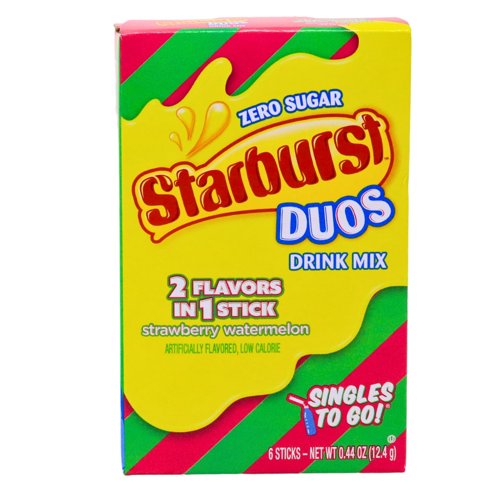 Starburst Duos Singles to Go Strawberry Watermelon