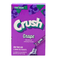Singles to Go Crush Grape - Drink Mixer - Singles To Go Canada - Singles To Go - Singles To Go Drink Mix - Drink Mix - Singles To Go Crush Grape - Crush Drink Mix - Crush Drink