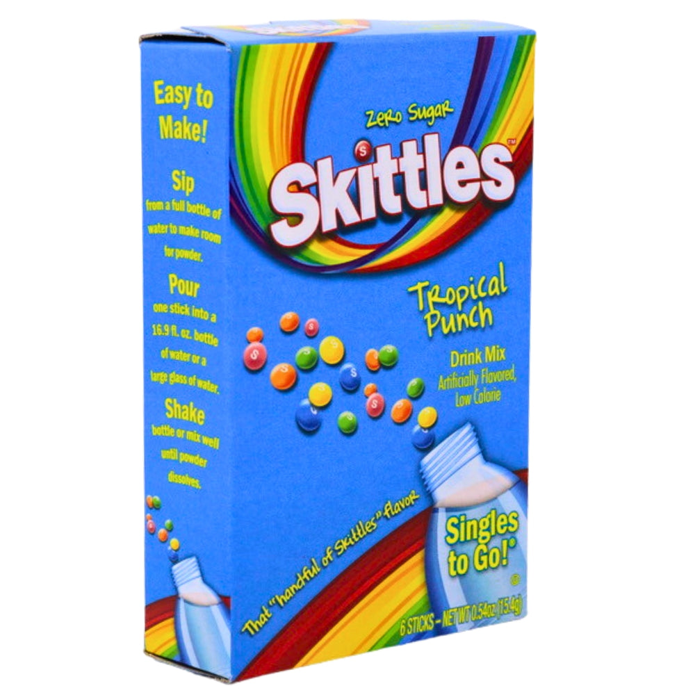 Skittles Singles To-Go Tropical | Candy Funhouse – Candy Funhouse CA