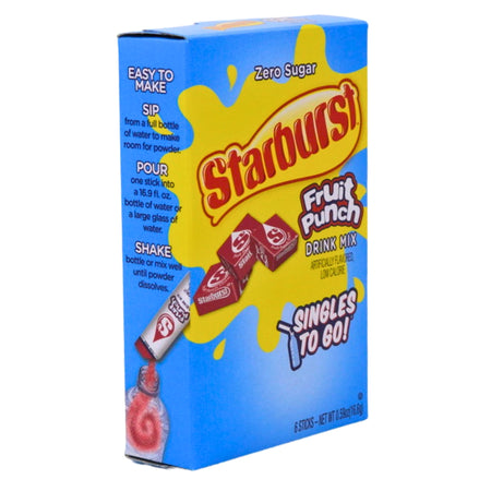 Starburst Singles To Go Drink Mix-Fruit Punch