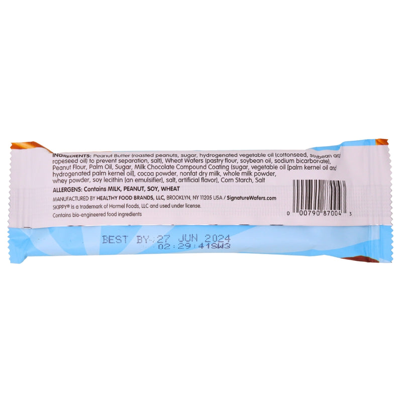 Skippy Creamy Wader Bars - 1.3oz Nutrition Facts Ingredients - Skippy Peanut Butter - Snack Bar