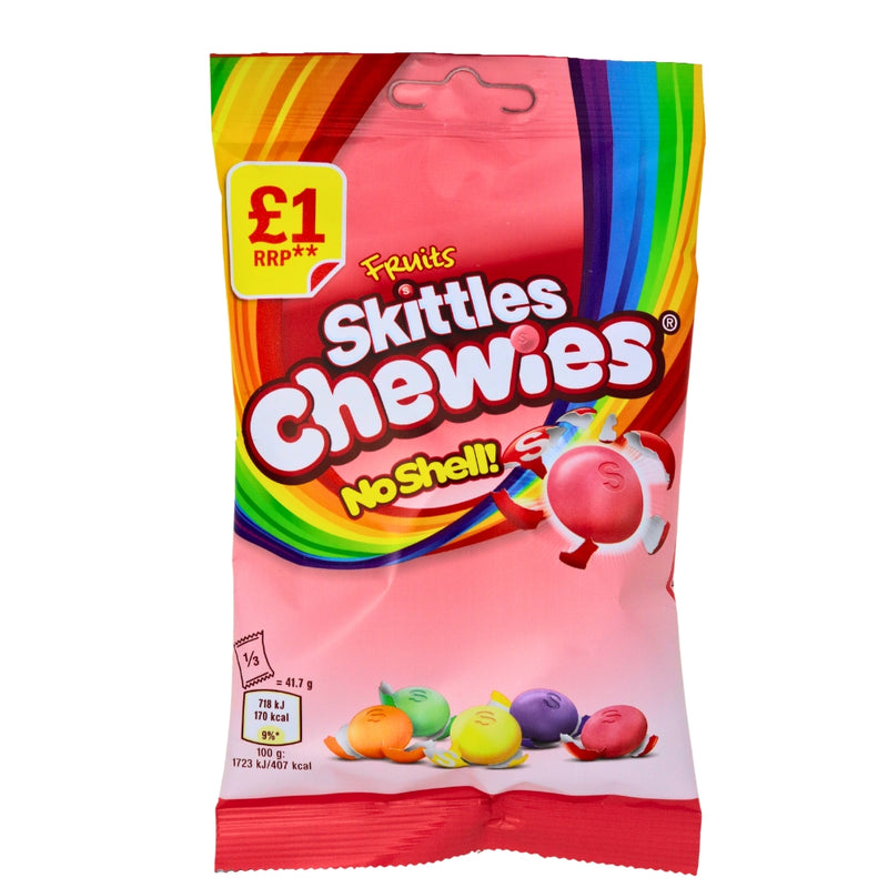 Skittles Fruit Chewies UK 125g British Candy 
