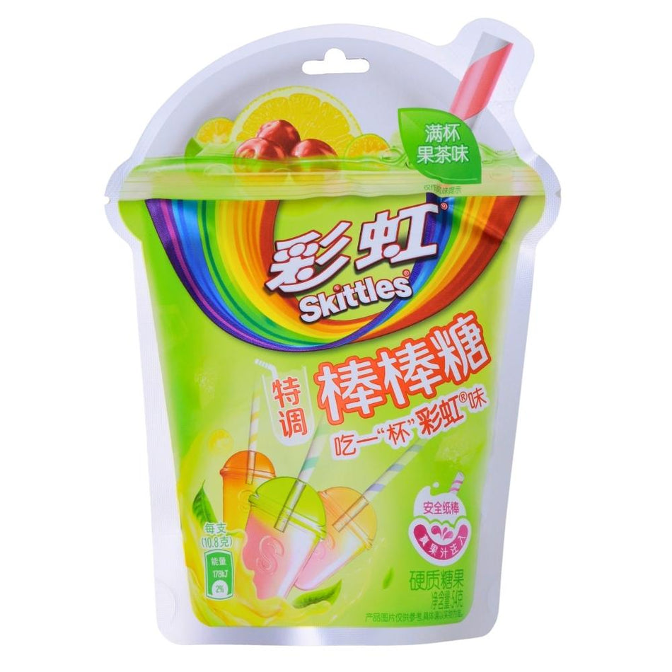 Skittles Lollipop Green (China) - 50g - Skittles Candy - lollipop - Skittles