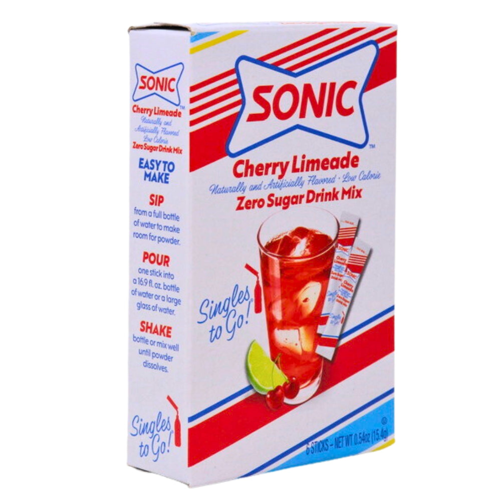 Sonic Cherry Limeade Zero Sugar Singles To-Go