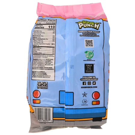 Sour Punch Twists Ice Cream Truck - 110ct Nutrition Facts Ingredients