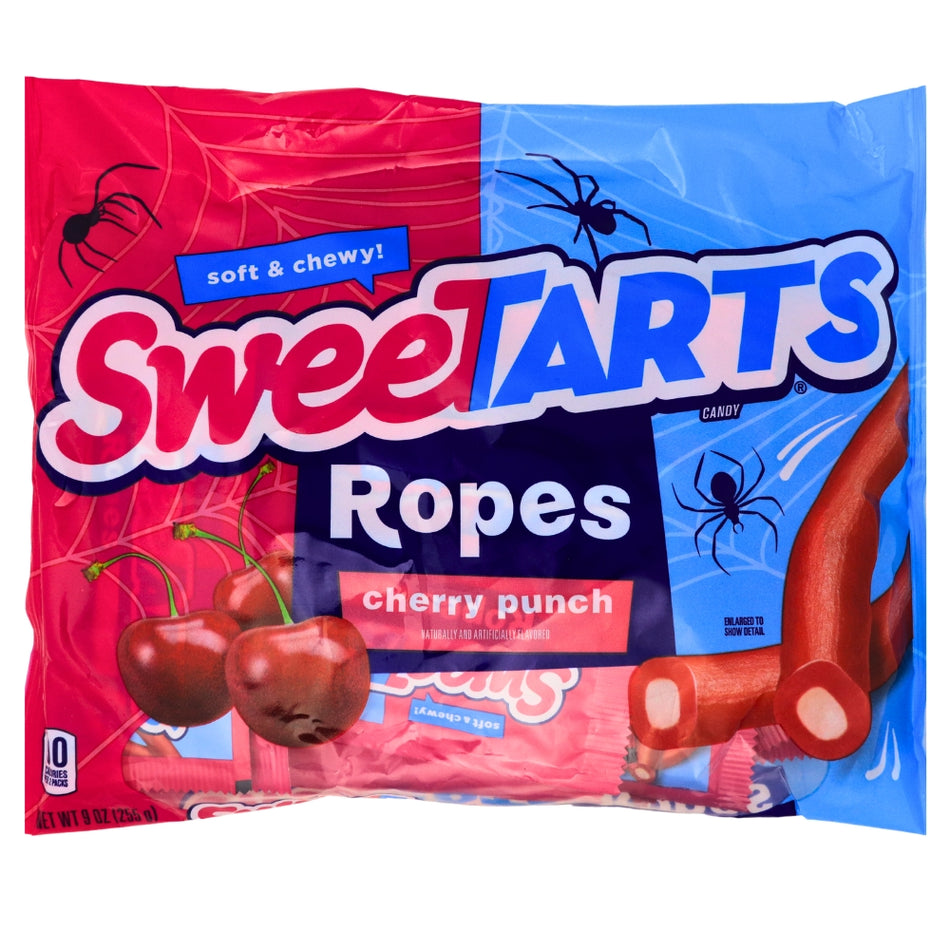 Sweetarts Rope Treats - 9oz - Halloween Candy - Willy Wonka - Sweetarts Candy - Sweetarts Ropes