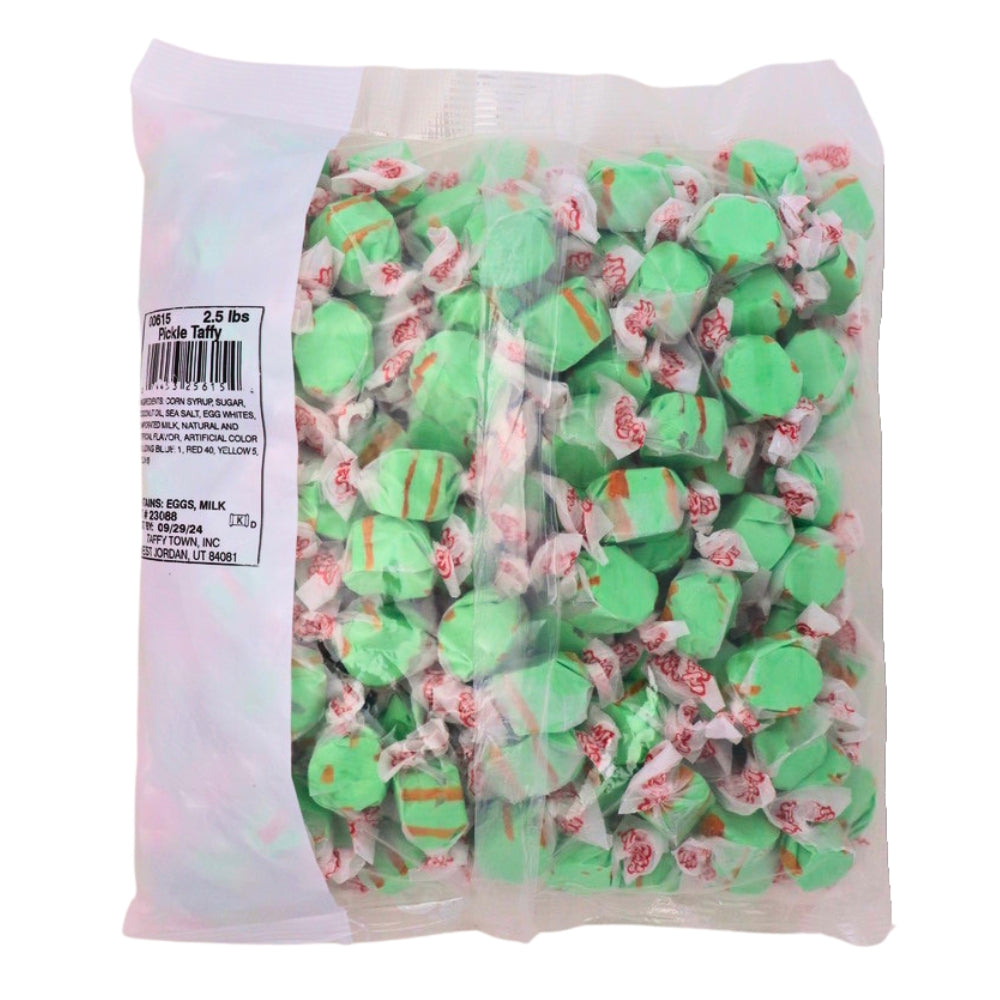 Salt Water Taffy Pickle - 2.5lb Nutrition Facts Ingredients