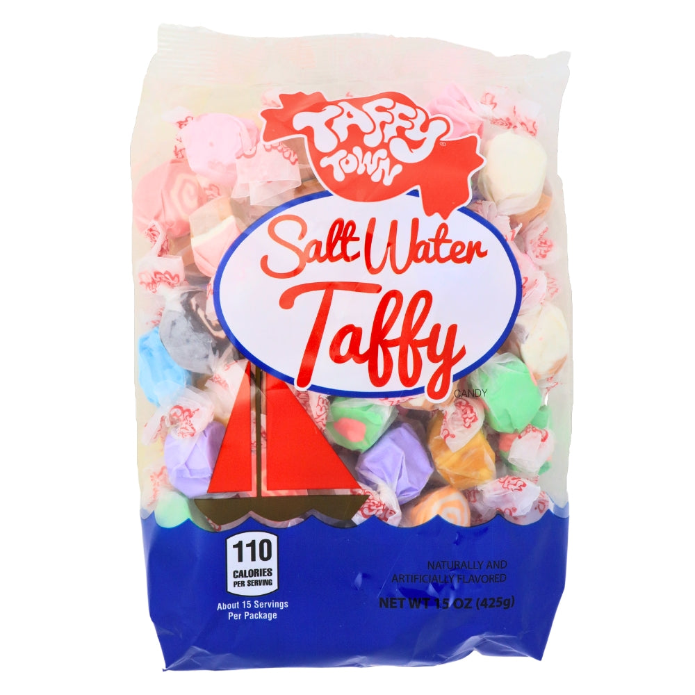 Assorted Salt Water Taffy Retro Candy Candy Funhouse CA   Candy Funhouse Taffy Town Salt Water Taffy Assorted 