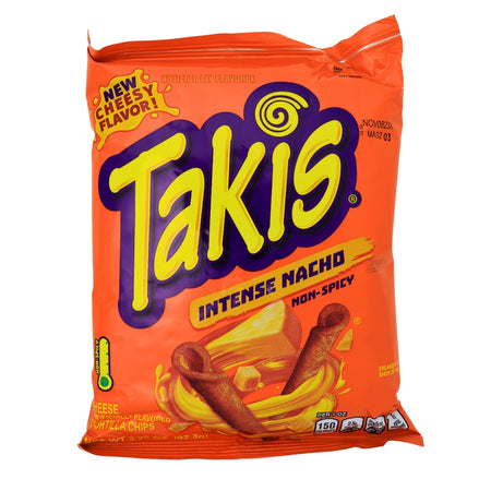 Takis Intense Nachos - Takis Intense Nachos - Fiery Fiesta - Intense Nacho Flavour - Salsa of Delight - Bold Crunch - Snack Game - Spicy Delight - Flavour Explosion - Crunch with Attitude - Nacho Intensity