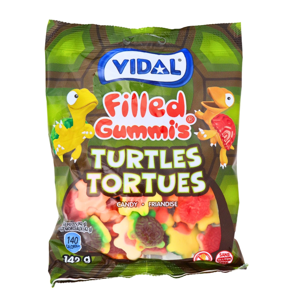 Vidal Turtles Filled Gummies-170 g
