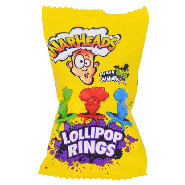 Warheads Lollipop Rings - 3oz