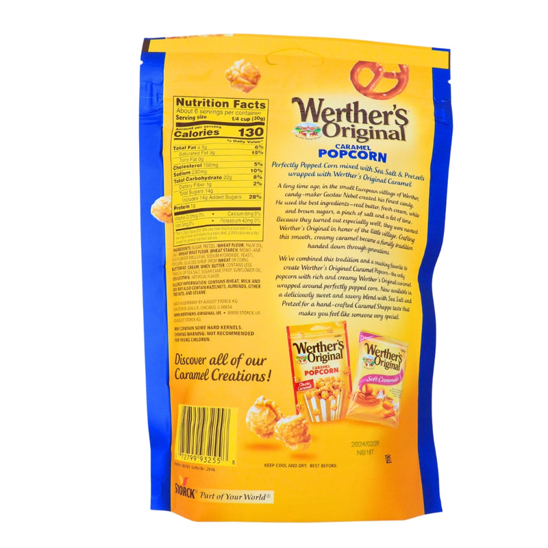 Werthers Sea Salt Caramel Popcorn Werthers Sea Salt Caramel Popcorn