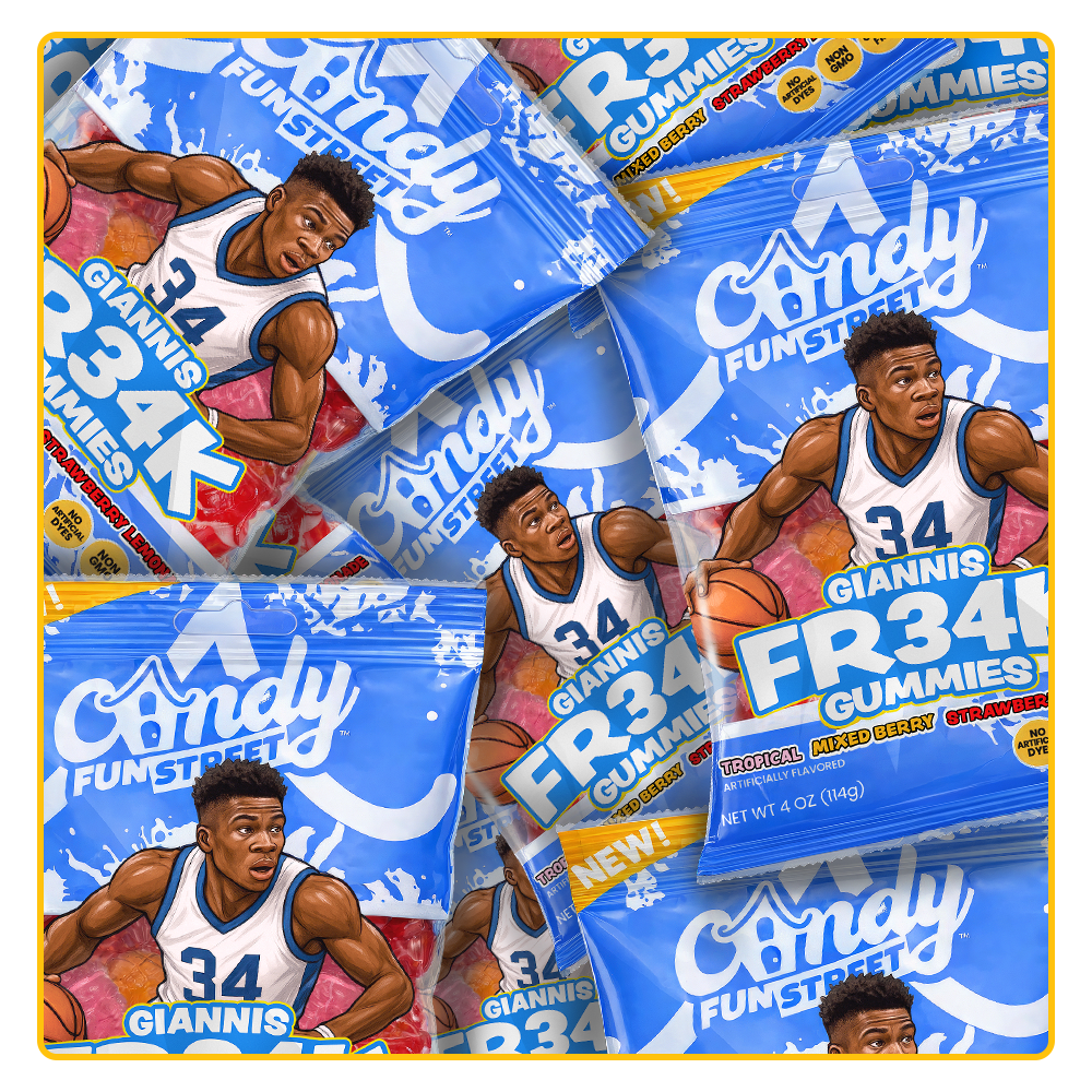 Candy Fun Street Giannis FR34K Gummies - 4oz