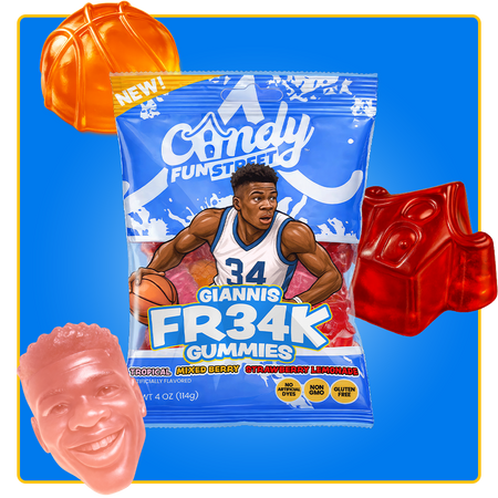 Candy Fun Street Giannis FR34K Gummies - 4oz