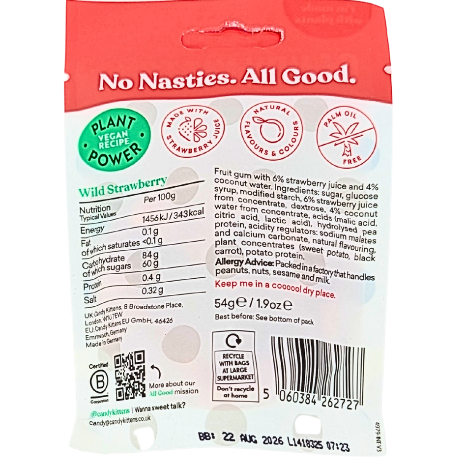 Candy Kittens Wild Strawberry (UK) - 54g