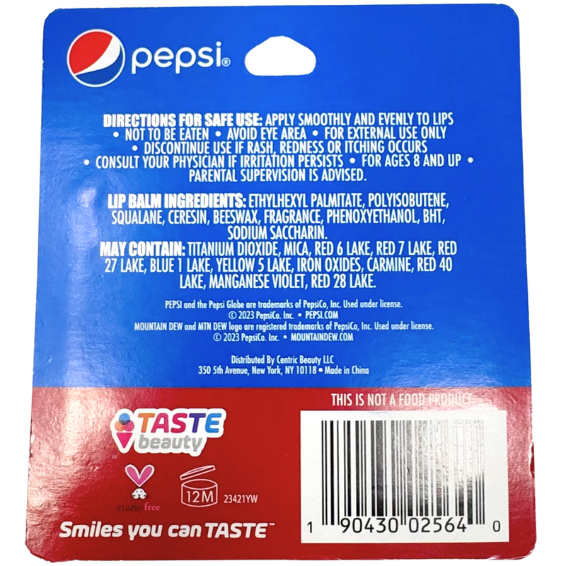Candy/Soda Lip Balm 3 Pack - 3.4g each
