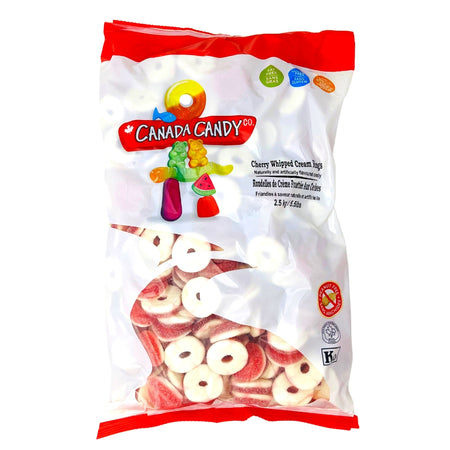 CCC Cherry Rings - 2.5kg - Canadian Candy - Gummy Candy - Bulk Candy - Gummies - Cherry Candy - Cherry Ring Candy