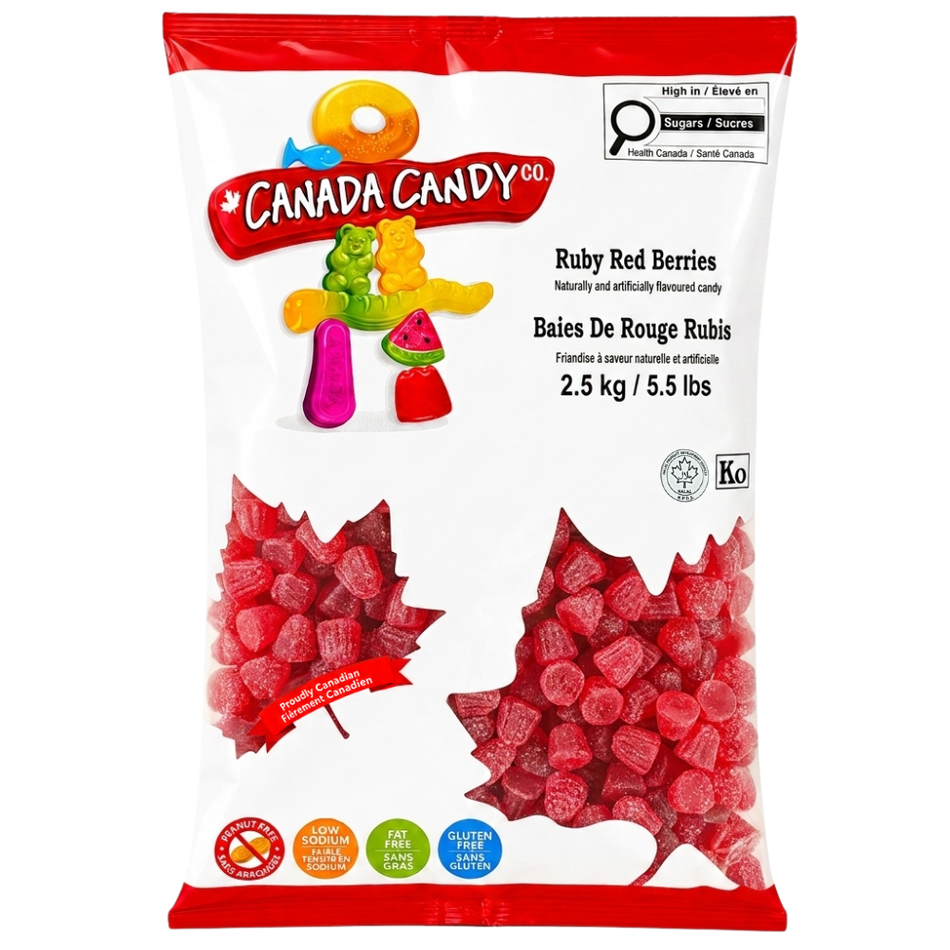 CCC Ruby Red Berries Gummy Candy 2.5kg