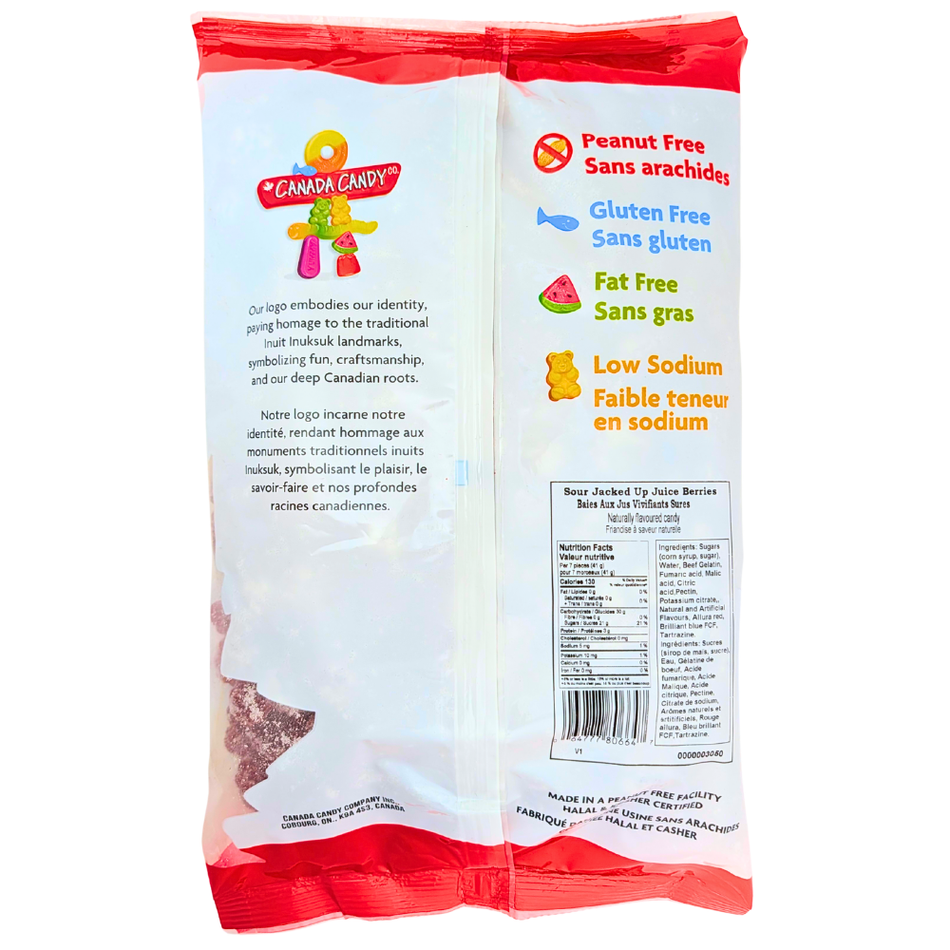 CCC Sour Jacked Up Juice Berries Gummy Candy - 2.5kg