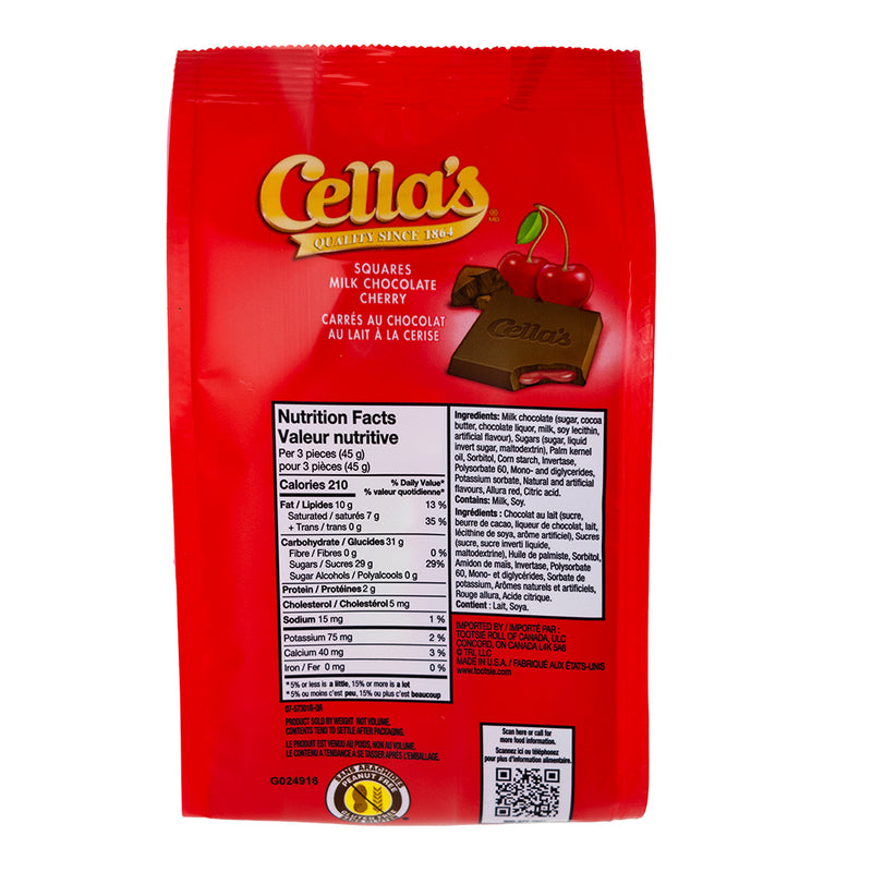 Christmas Cellas Christmas Milk Chocolate Mini Box - 1.5oz  Nutrition Facts Ingredients
