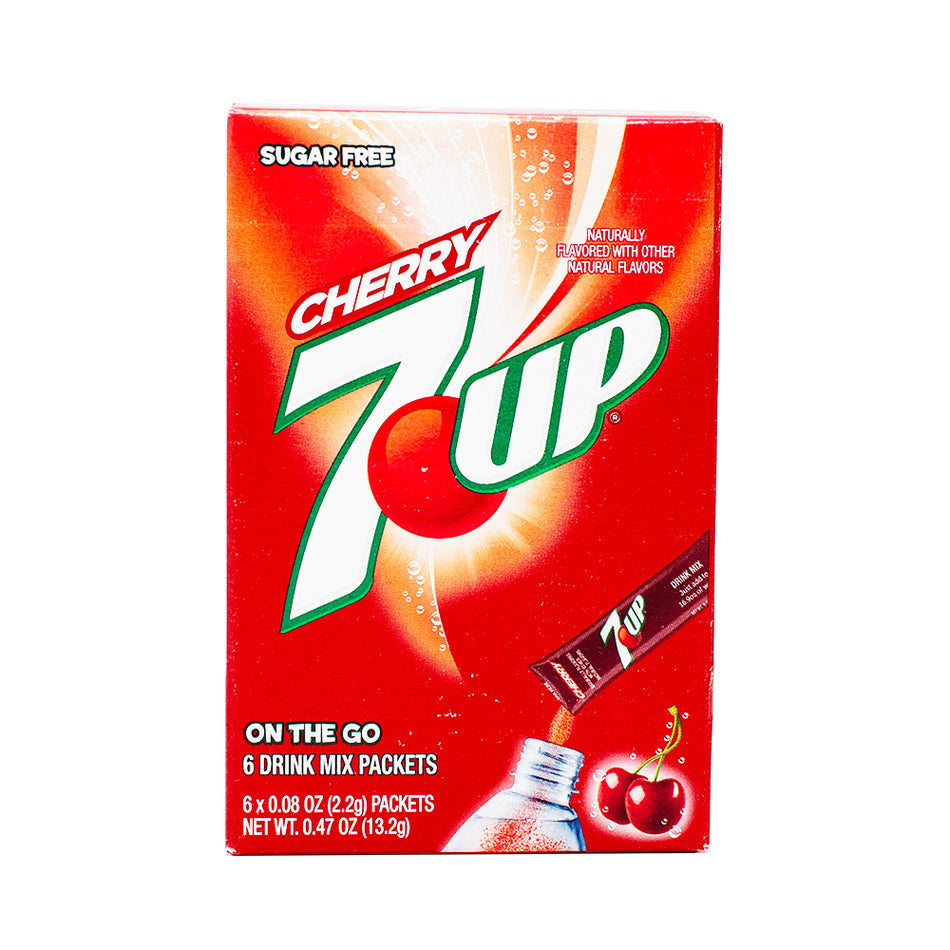 Singles to Go 7UP Cherry - Singles to Go 7UP Cherry - 7UP Cherry Drink Packets - Cherry Flavoured Water Enhancer - Fizzy Cherry Drink Mix - Cherry Infused Hydration - 7UP Cherry Flavoured Water - Convenient Cherry Drink Packets - Cherry Beverage Mix - Portable Fizz Pack with Cherry Flavour - Sparkling Cherry Sensation - Singles to go - Singles to go Drink - Powdered Drinks - 7up Drink - 7up Powdered Drink - 7up Cherry Drink