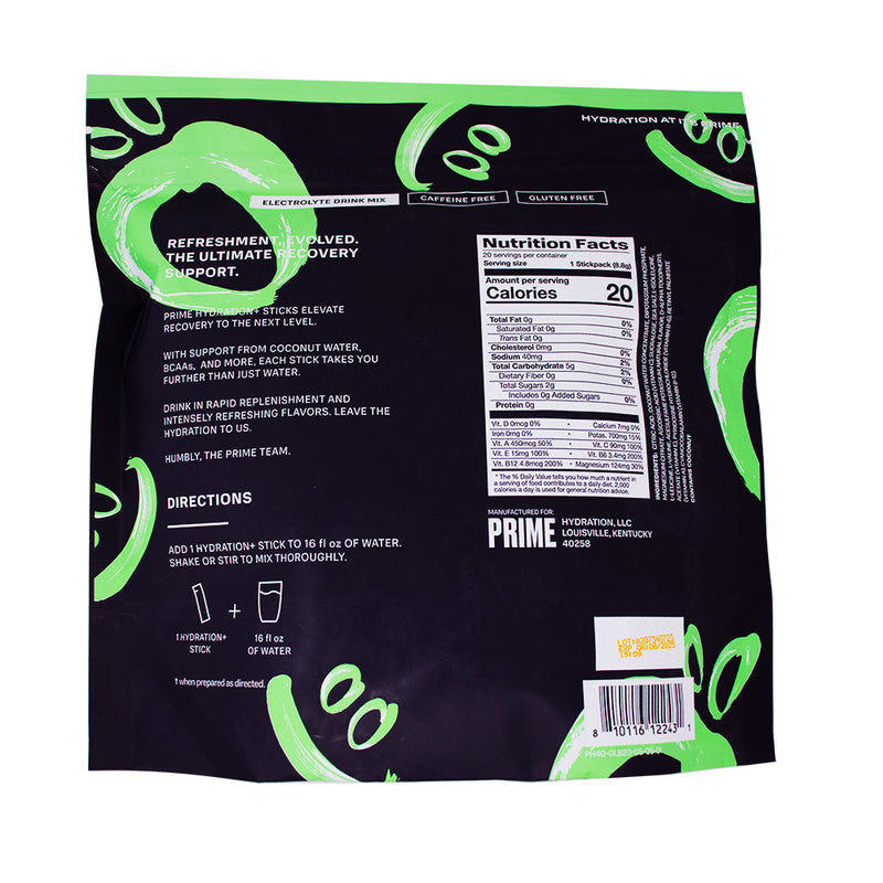 Prime Hydration Powder Sticks Glowberry 20ct - 176g Nutrition Facts Ingredients - Prime Hydration Powder Sticks Glowberry - Radiant Hydration - Berry Fusion - Quench Your Thirst - Flavourful Brilliance - Hydration Enlightenment - Refreshing Berries - Sip into Radiance - Hydration Elixir - Delicious Glow - Prime - Prime Drink