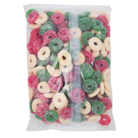 Albanese Sanded Gummi Christmas Wreaths - 2.04kg - Albanese Sanded Gummi - Christmas Wreaths Candy - Festive Gummy Treats - Bulk Holiday Candy - Sweet Sanding Sugar Gummies - Holiday Party Sweets - Stocking Stuffer Candies - Fruity Flavour Gummies - Chewy Christmas Candies - 2.04kg Holiday Candy Bag - Albanese Candy - Albanese - Albanese Gummy - Christmas Candy - Christmas Treats - Bulk Candy