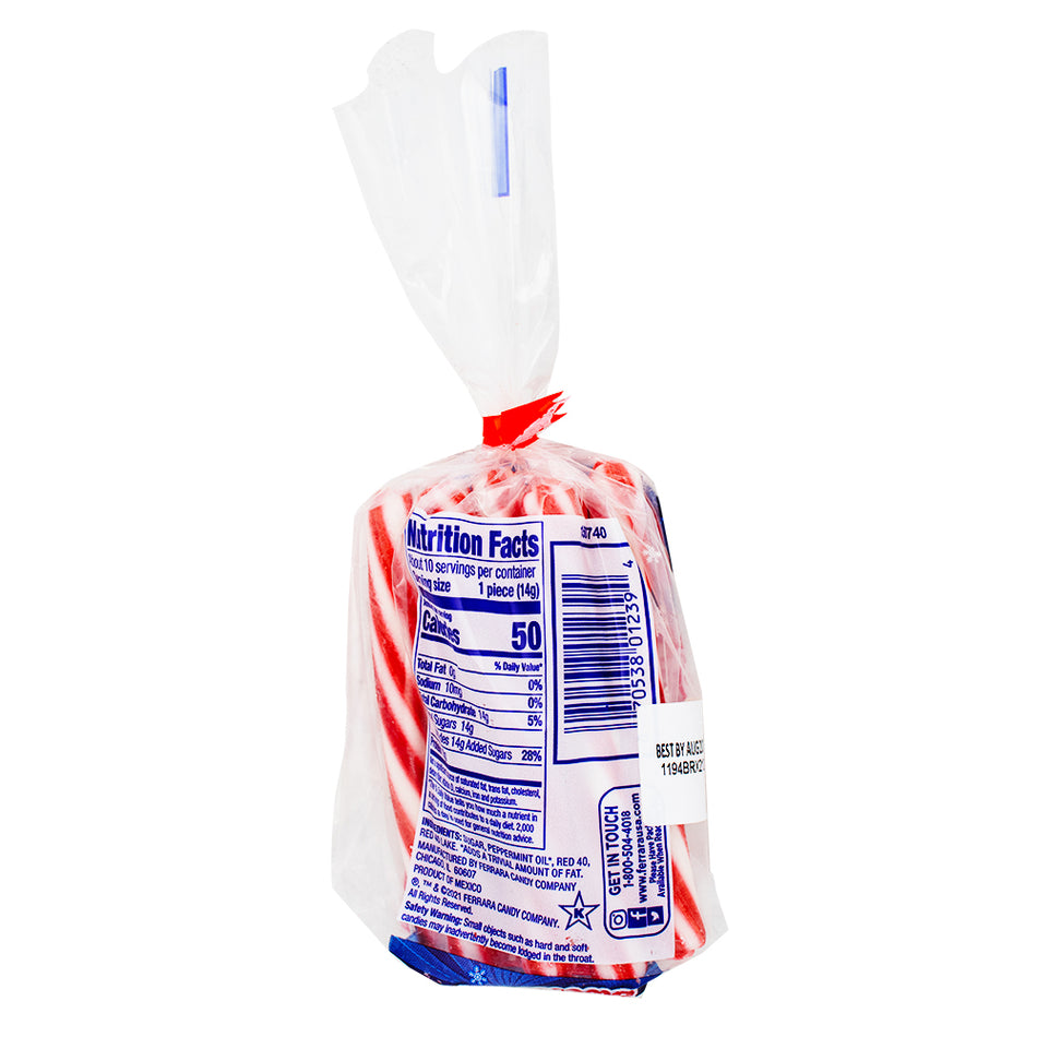 Bob's Soft Peppermint Sticks - 142g Nutrition Facts Ingredients - Peppermint Candy - Soft Peppermint Candy - Bob’s Candy - Bob’s Soft Peppermint Candy