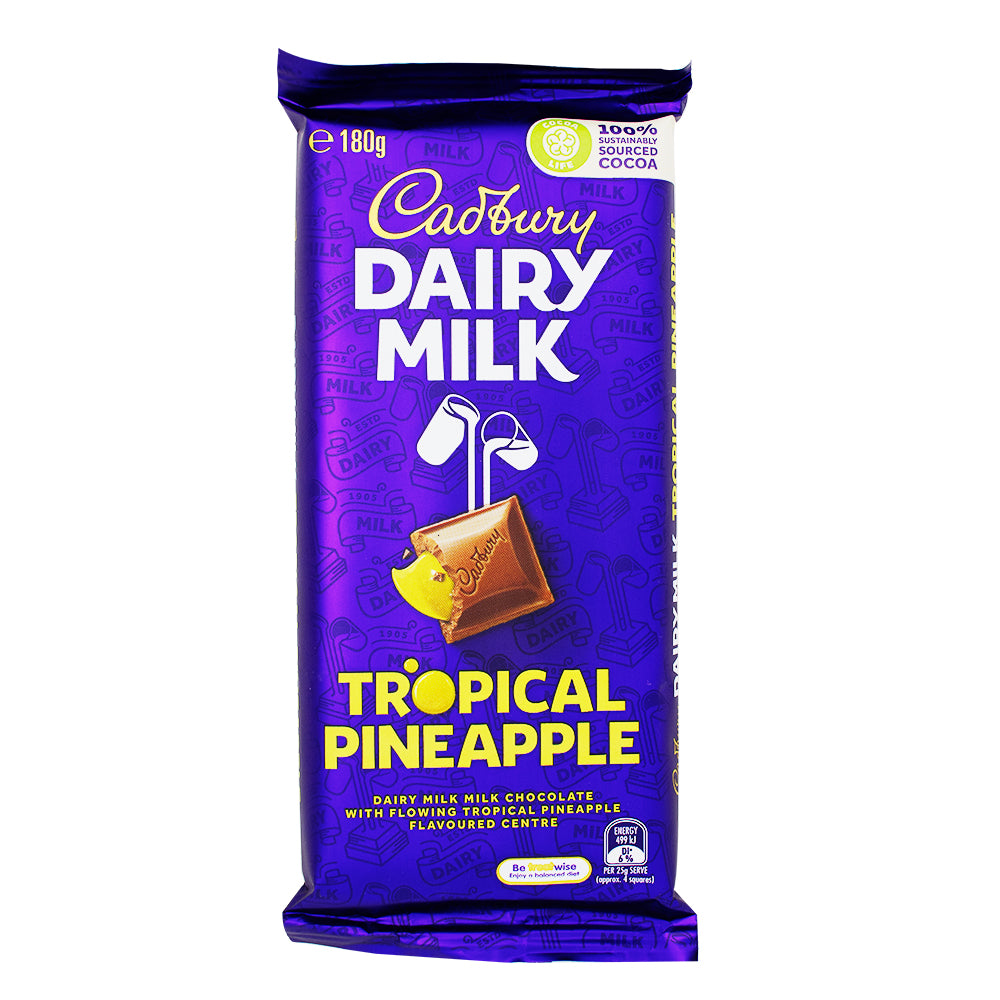 Cadbury Dairy Milk Tropical Pineapple (Aus) - 180g