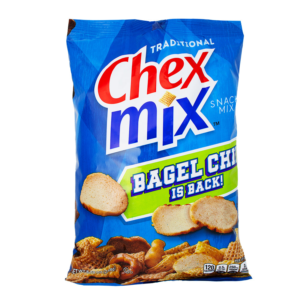 Chex Mix Traditional with Original Bagel Chip - 8.75oz - Chex Mix Traditional - Original Bagel Chip Snack Mix - Crunchy Chex Cereal - Savoury Pretzels Mix - Party Snack with Bagel Chips - Flavourful Snack Mix - Ultimate Snack Adventure - Crunchy and Savoury Mix - Snack Mix for Movie Nights - Chex Mix with Bagel Chip - Chex Mix - Savoury Snack - Chex Mix Snack