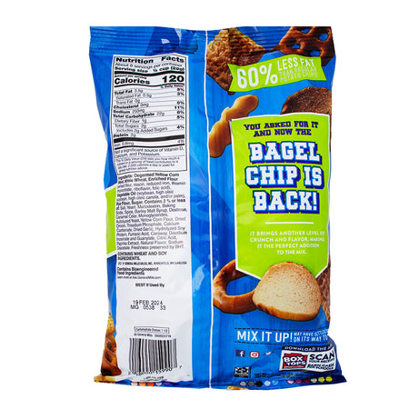 Chex Mix Traditional with Original Bagel Chip - 8.75oz Nutrition Facts Ingredients - Chex Mix Traditional - Original Bagel Chip Snack Mix - Crunchy Chex Cereal - Savoury Pretzels Mix - Party Snack with Bagel Chips - Flavourful Snack Mix - Ultimate Snack Adventure - Crunchy and Savoury Mix - Snack Mix for Movie Nights - Chex Mix with Bagel Chip - Chex Mix - Savoury Snack - Chex Mix Snack