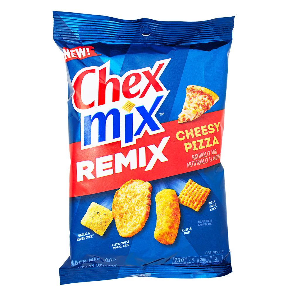 Chex Mix Remix Cheesy Pizza - 4.25oz - Chex Mix - Chex Mix Remix Cheesy Pizza - Pizza Snack - Savoury Snack - Chex Mix Snack