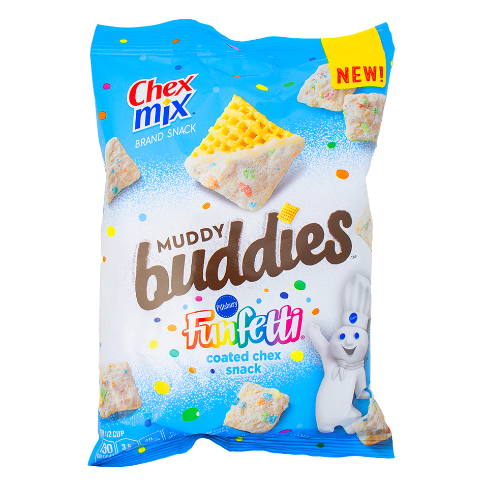 Chex Mix Muddy Buddies Funfetti - 4.25oz - Chex Mix - Chex Mix Muddy Buddies Funfetti - Funfetti - Savoury Snack - Chex Mix Snack
