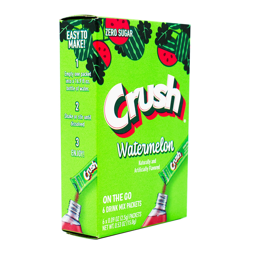 Singles to Go Crush Watermelon - Singles to Go Crush Watermelon - Watermelon Drink Packets - Crush Watermelon Flavoured Drink - On-the-Go Watermelon Flavour - Refreshing Watermelon Beverage - Watermelon Bliss Hydration - Juicy Watermelon Drink Mix - Convenient Drink Packets - Crush Flavoured Water Enhancer - Watermelon Sensation Drink - Singles to go - Singles to go Drink - Powdered Drinks - Crush Drink