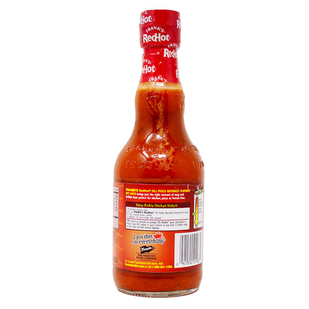 Frank's Red Hot Dill Pickle Sauce - 354mL Nutrition Facts Ingredients - Dill Pickle Sauce - Spicy Pickle Condiment - Frank's Red Hot - Tangy Twist - Flavour Adventure - Snack Game - Heat and Tanginess - Pickle Perfection - Fiery Kick - Versatile Condiment - Hot Sauce - Frank’s Red Hot Sauce - Frank’s Hot Sauce
