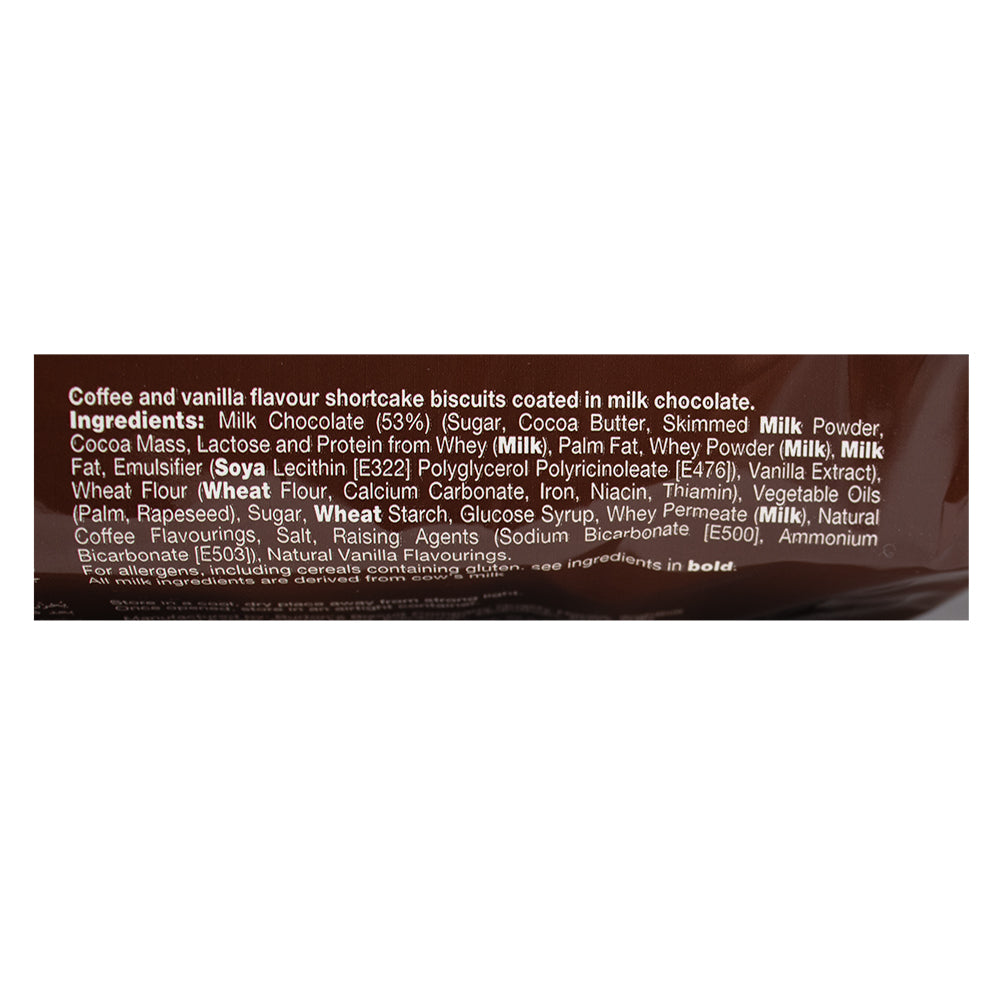 Galaxy Chocolatey Moments Vanilla Latte - 110g Nutrition Facts Ingredients