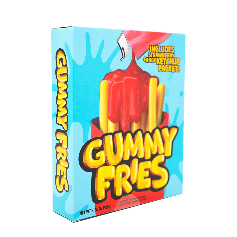 Gummy Fries with Ketchup Candy - 3.35oz - Gummy Fries with Ketchup - Gummy Candy Fries - Ketchup Candy - Gummy Candy Assortment - Candy Fries - Gummy Candy Mix