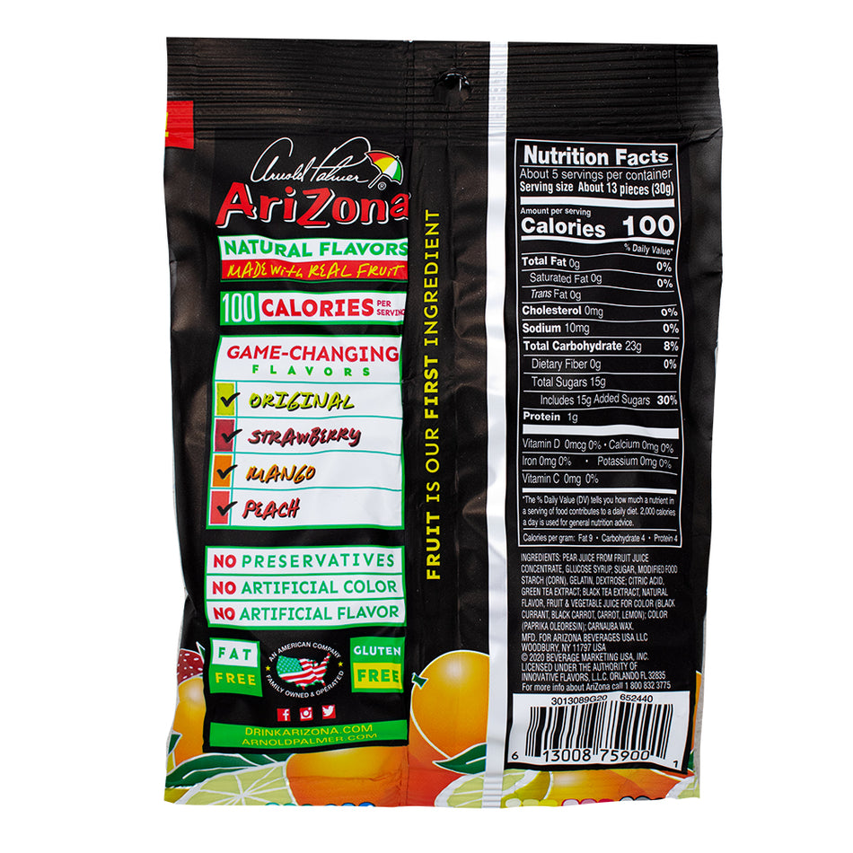 Arizona Half & Half Fruit Snacks - 142g **BB OCT 15/23**
