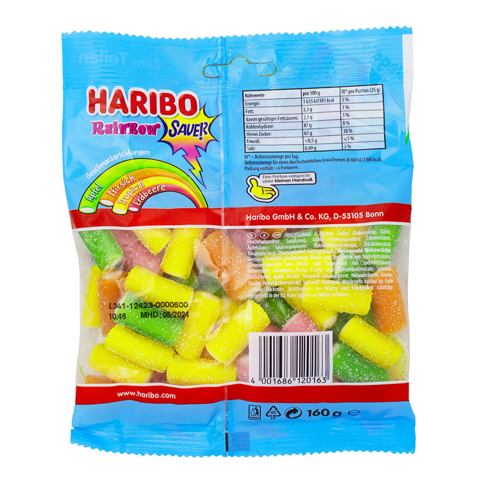 Haribo Rainbow Sauer Candy - 160g