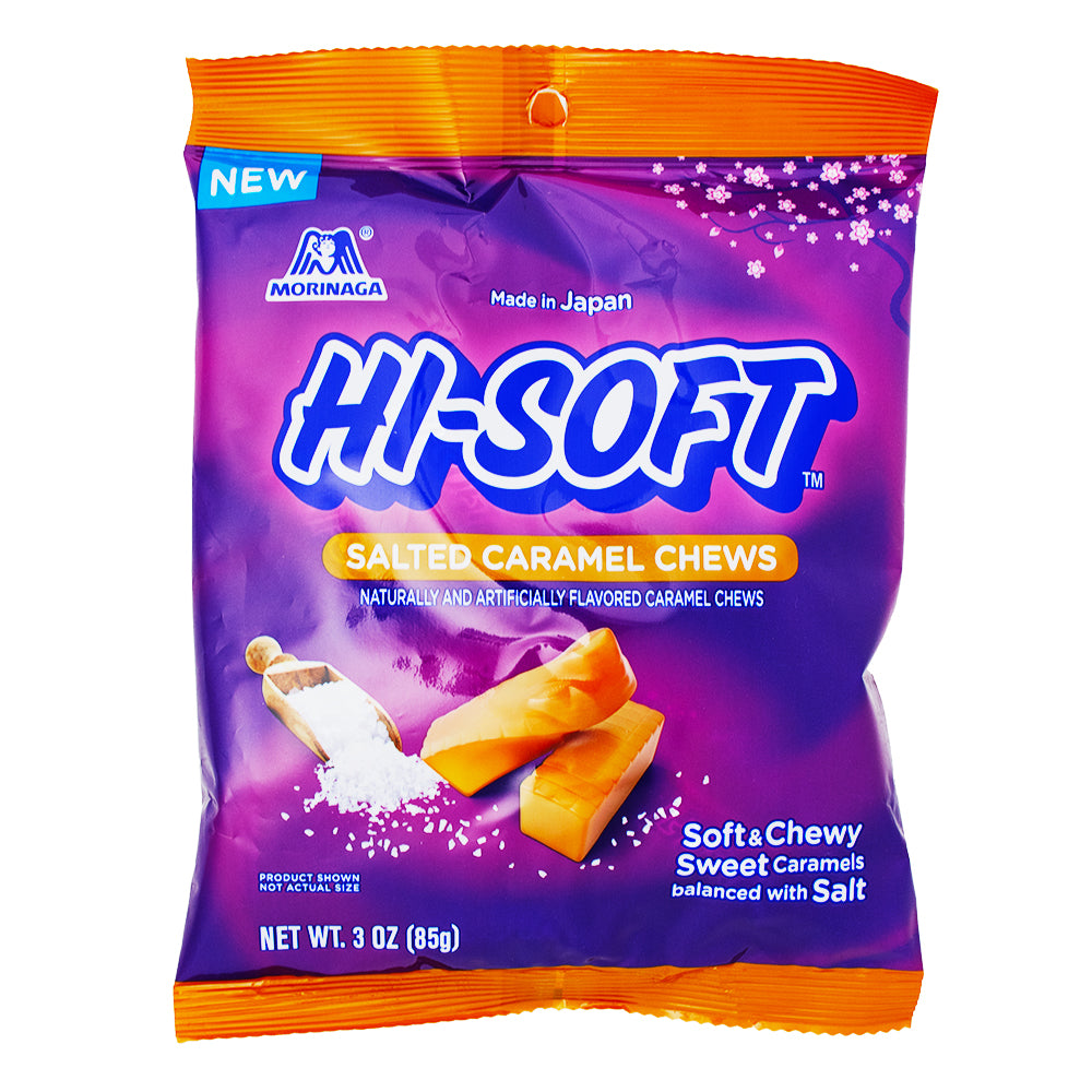 Hi-Soft Salted Caramel Chews - 3oz - Hi Soft Candy - Chewy Candy - Soft Candy