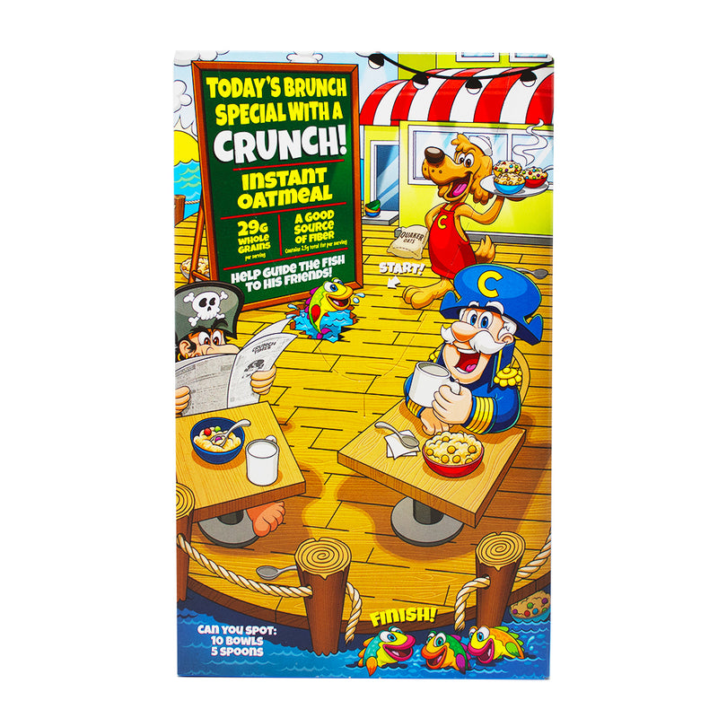 Captain Crunch Instant Oatmeal Oops All Berries 6 Pouches - 34g - Captain Crunch Instant Oatmeal Oops All Berries - Berrylicious Breakfast - Oatmeal Bliss - Breakfast Adventure - Fruity Symphony - Berry Blast - Quick Breakfast - Burst of Sweetness - Delightful Escape - Crunchy Delight - Captain Crunch