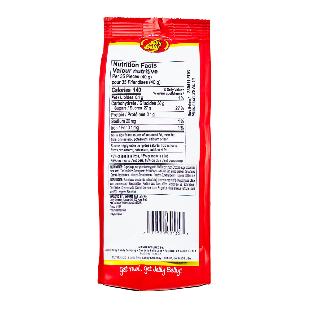 Jelly Belly Ice Cream Mix - 212g Nutrition Facts Ingredients