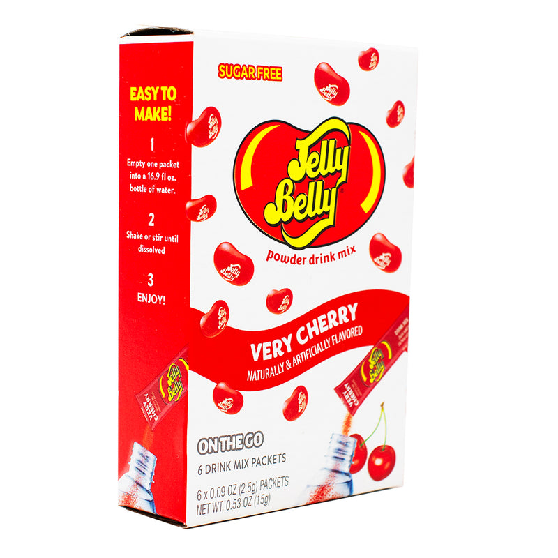 Singles to Go Jelly Belly Very Cherry - Singles to Go Jelly Belly Very Cherry - Very Cherry Drink Packets - Jelly Belly Cherry Flavoured Drink - On-the-Go Cherry Flavour - Refreshing Cherry Beverage - Very Cherry Drink Mix - Convenient Drink Packets - Jelly Belly Flavoured Water Enhancer - Cherry Sensation Drink - Cherry-Licious Hydration - Singles to go - Singles to go Drink - Powdered Drinks - Jelly Belly Drink - Jelly Belly Candy