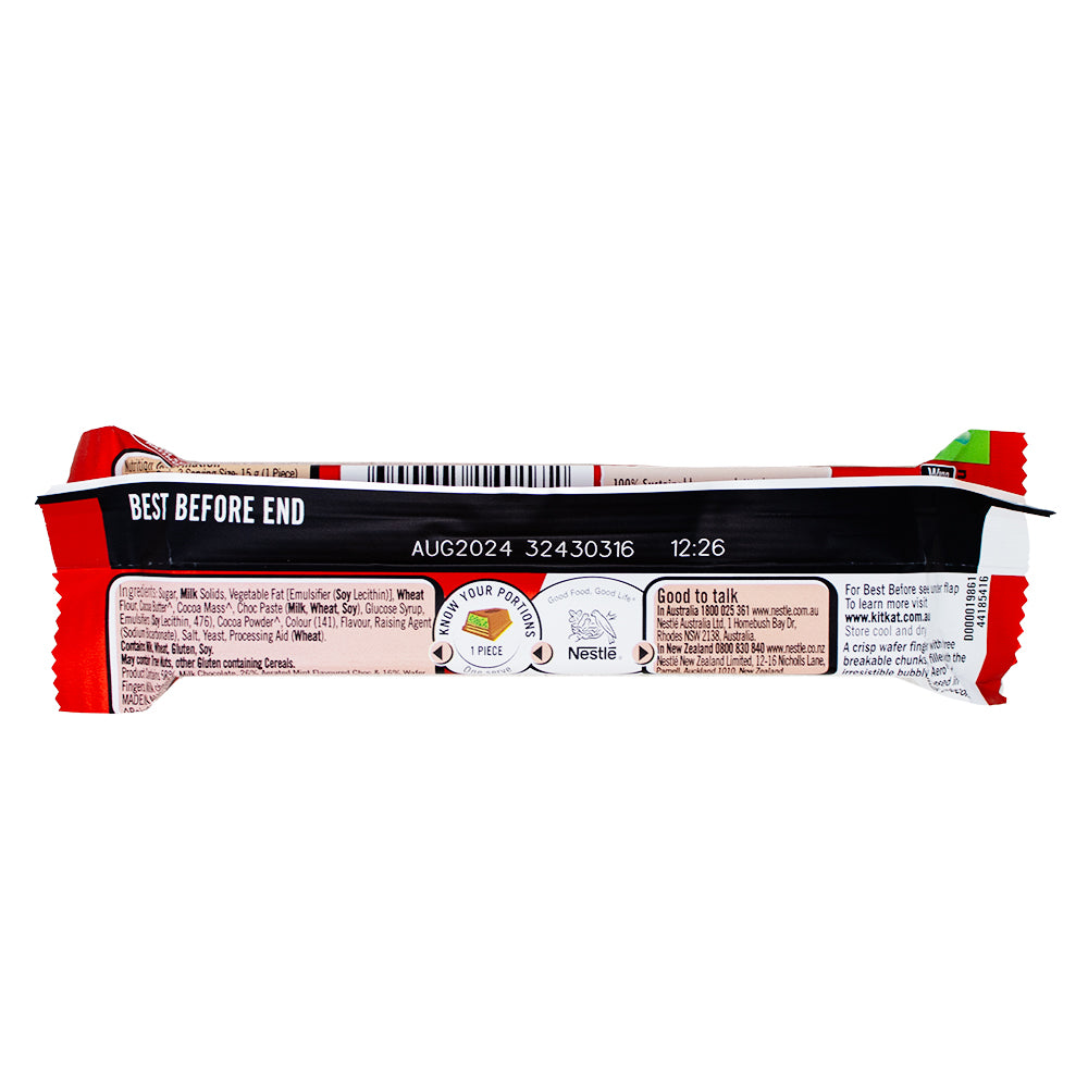 Australian Kit Kat Chunky Aero Mint 45g Candy Funhouse Candy