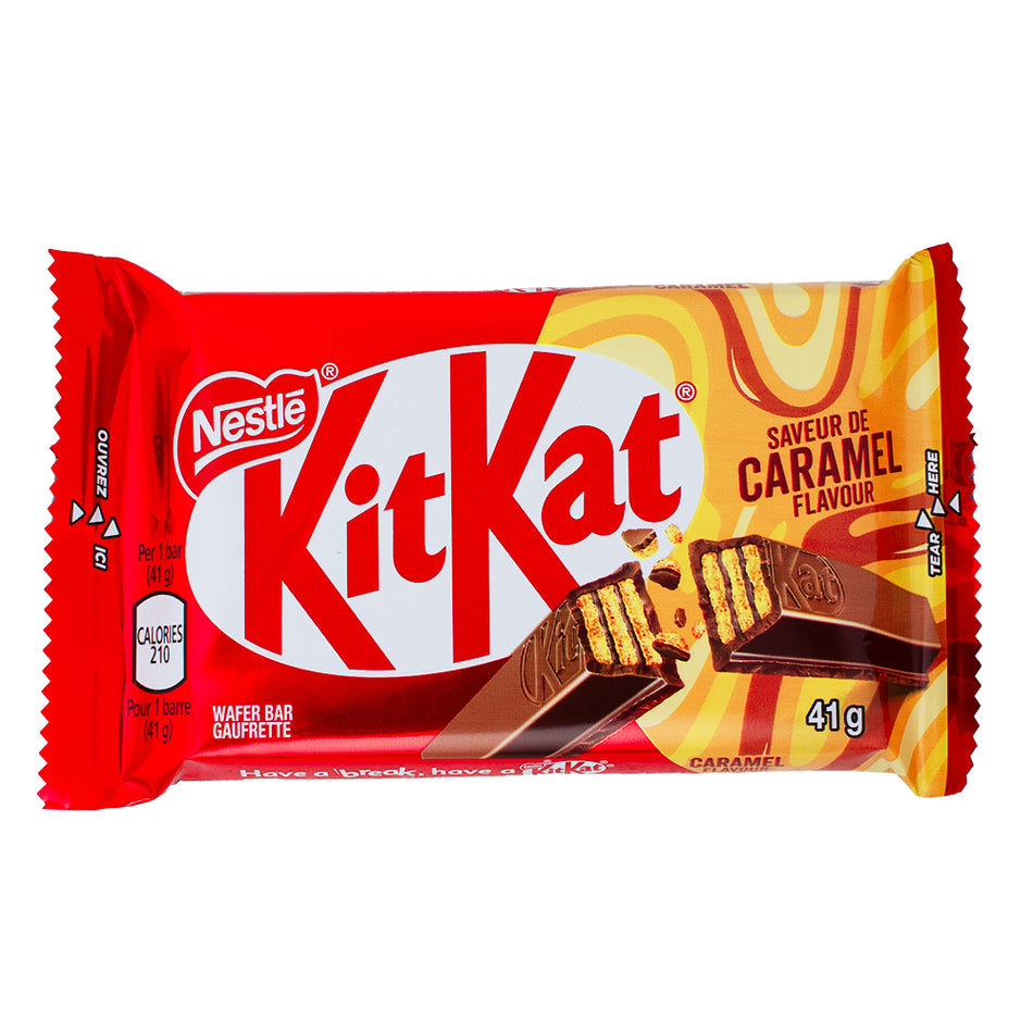 Kit Kat Caramel - 41g - Kit Kat - Kit Kat Chocolate Bar - Nestle - Nestle Kit Kat - Kit Kat Caramel - Canadian Chocolate