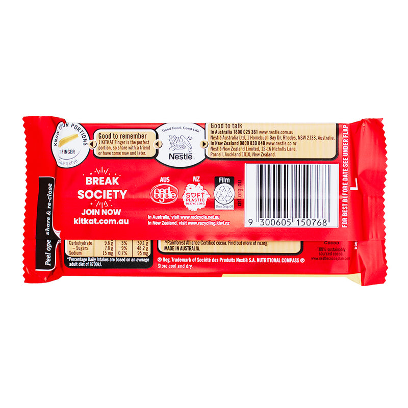 Kit Kat Gold Cookies (Aus) - 65g  Nutrition Facts Ingredients - Kit Kat Gold Cookies - Australian Candy Delight - Caramel Chocolate Crunch - Golden Cookie Bliss - Luxurious Aussie Treat - International Candy Sensation - Buttery Cookie Indulgence - Kit Kat Quality Guaranteed